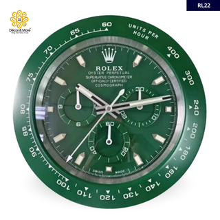 Daytona Cosmograph - Green Style - Luxury Rolex* Wall Clock Decoration