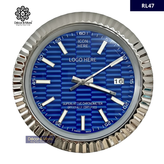 Datejust Blue - RL Wall Clock Décoration