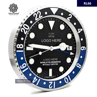 Sub - Mar Black & Blue RL66 - RL Wall Clock Décoration