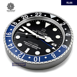 Sub - Mar Black & Blue RL66 - RL Wall Clock Décoration