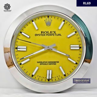 Oyster Perpetual  - Tiffany Style - Luxury Wall Clock Rolex* Decoration