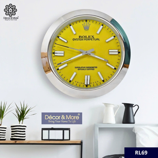 Oyster Perpetual  - Tiffany Style - Luxury Wall Clock Rolex* Decoration