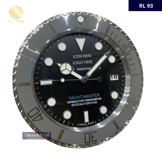 Yacht - Master Grey Black RL93 - RL Wall Clock Décoration