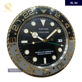 GMT - Master II Black & Grey RL94 - RL Wall Clock Décoration