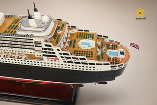 RMS Queen Mary 2 Wooden Ship Model 86cm – Special Edition