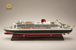 RMS Queen Mary 2 Wooden Ship Model 86cm – Special Edition
