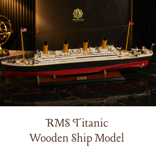 RMS Titanic Wooden Ship Model 100cm – Special Edition