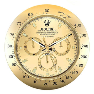Daytona Gold Style - Luxury Rolex* Wall Clock Decoration