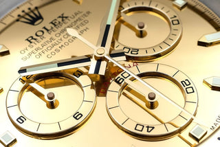 Daytona Gold Style - Luxury Rolex* Wall Clock Decoration