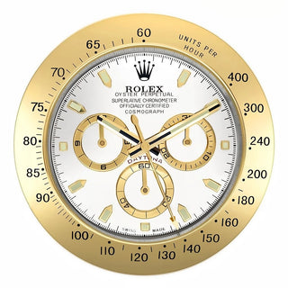 Daytona Gold Style - Luxury Rolex* Wall Clock Decoration