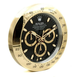 Daytona Cosmograph - Gold & Black - Luxury Wall Clock Rolex* Decoration