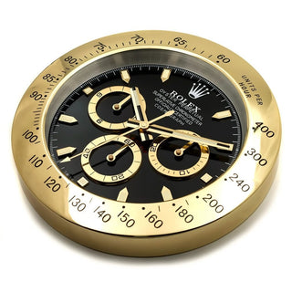 Daytona Cosmograph - Gold & Black - Luxury Wall Clock Rolex* Decoration