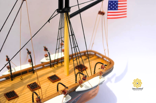 SS Central America Model Ship 66cm - Handcrafted Wooden Maritime Display