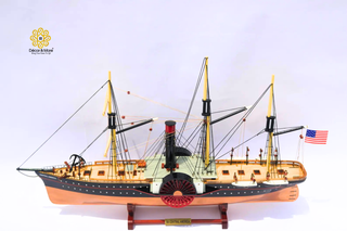 SS Central America Model Ship 66cm - Handcrafted Wooden Maritime Display