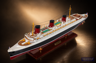 SS Normandie Wooden Ship Model 80cm - Special Edition