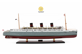 SS Queen Bermuda Wooden Ship Model 100cm - Handcrafted Nautical Display