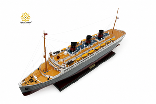 SS Queen Bermuda Wooden Ship Model 100cm - Handcrafted Nautical Display