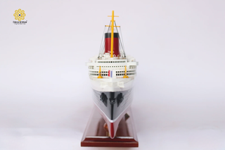 SS Normandie Wooden Ship Model 80cm - Special Edition