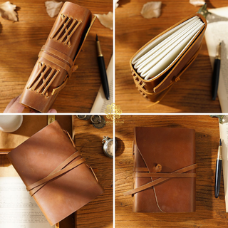 Premium Handmade Genuine Cowhide Leather Journal
