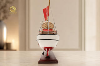 Stadt Luzern Wooden Steamship Model 72cm – Handcrafted Swiss Paddle Steamer
