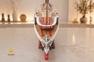 Stadt Luzern Wooden Steamship Model 72cm – Handcrafted Swiss Paddle Steamer