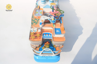 Royal Caribbean Star of the Seas Wooden Ship Model 92cm – Handmade Luxury Cruise Ship Replica