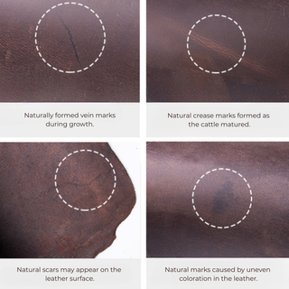 Handmade Leather Notebook With Strap Closure - NO002