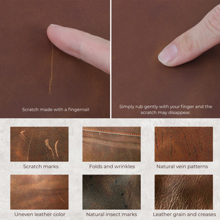 Handmade Leather Notebook With Strap Closure - NO002