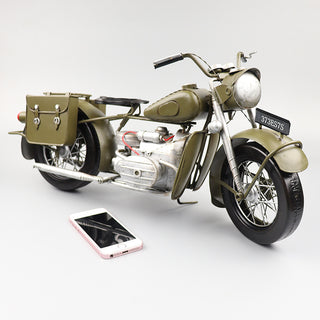 World War II Military Motorcycle - Handmade Model