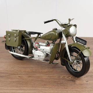 World War II Military Motorcycle - Handmade Model