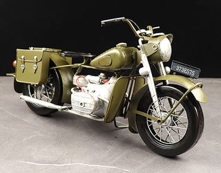 World War II Military Motorcycle - Handmade Model
