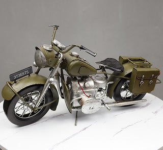 World War II Military Motorcycle - Handmade Model