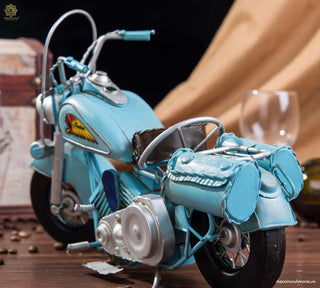 India Motorcycle - Blue Style - Handmade Model